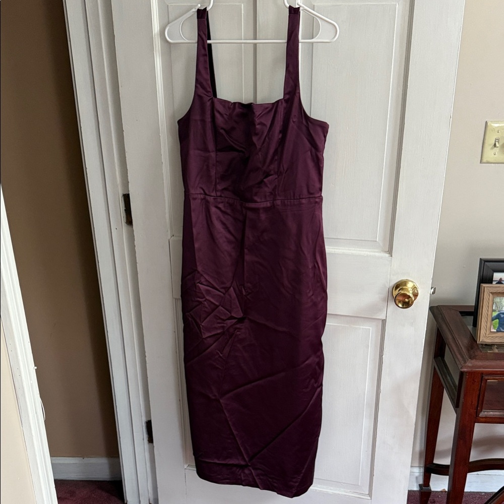 Abercrombie & Fitch Deep Purple Midi Dress